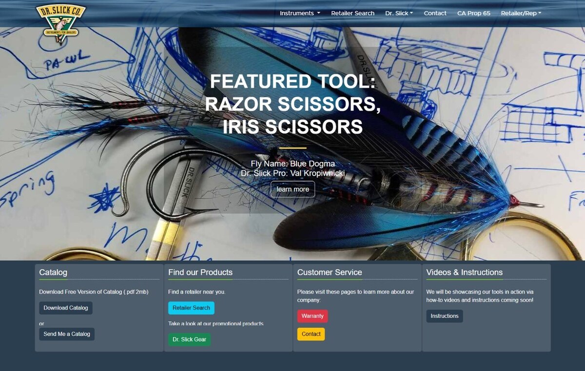 Dr. Slick website screenshot